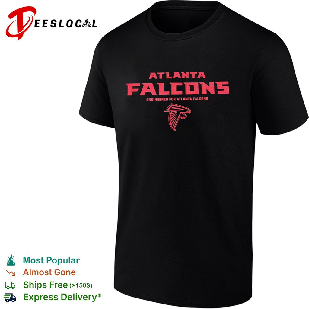 Atlanta Falcons Engineered for Atlanta Falcons Graphic Logo Football Team shirt