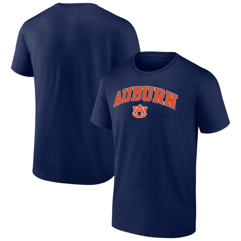 Auburn Tigers Navy Campus T-Shirt Hoodie, Sweatshirt | TeeBloomCo.com