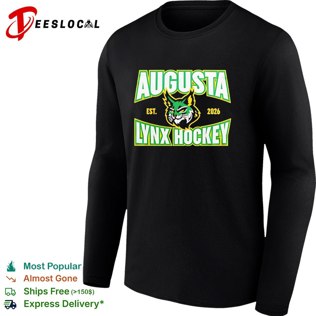 Augusta Lynx Hockey est 2026 team logo shirt