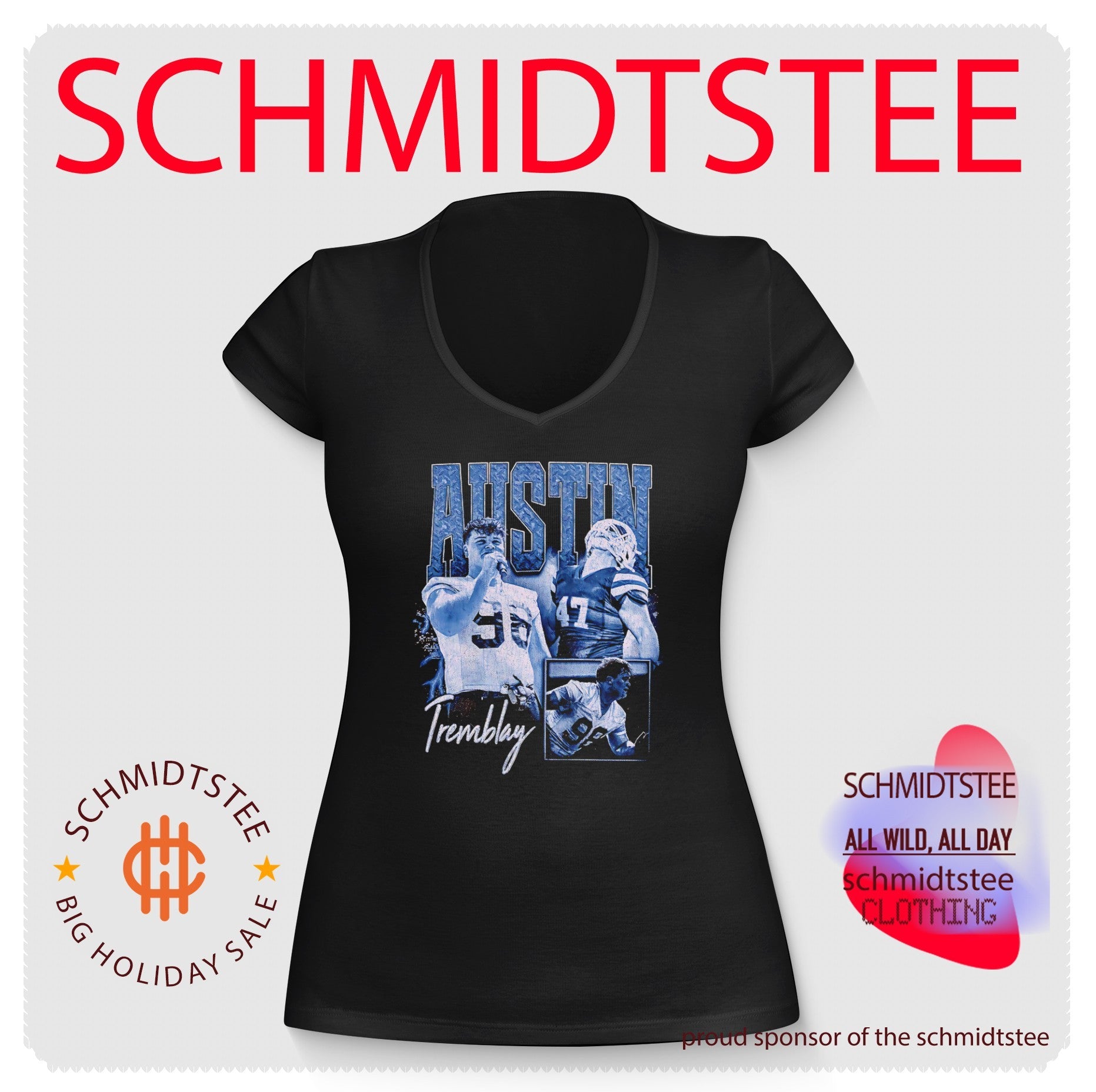 Austin Tremblay Football Tribute sports graphic shirt