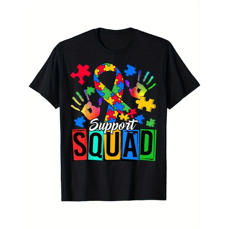Autism Awareness Autism Support Squad Family T-Shirt Hoodie, Sweatshirt | TeeBloomCo.com