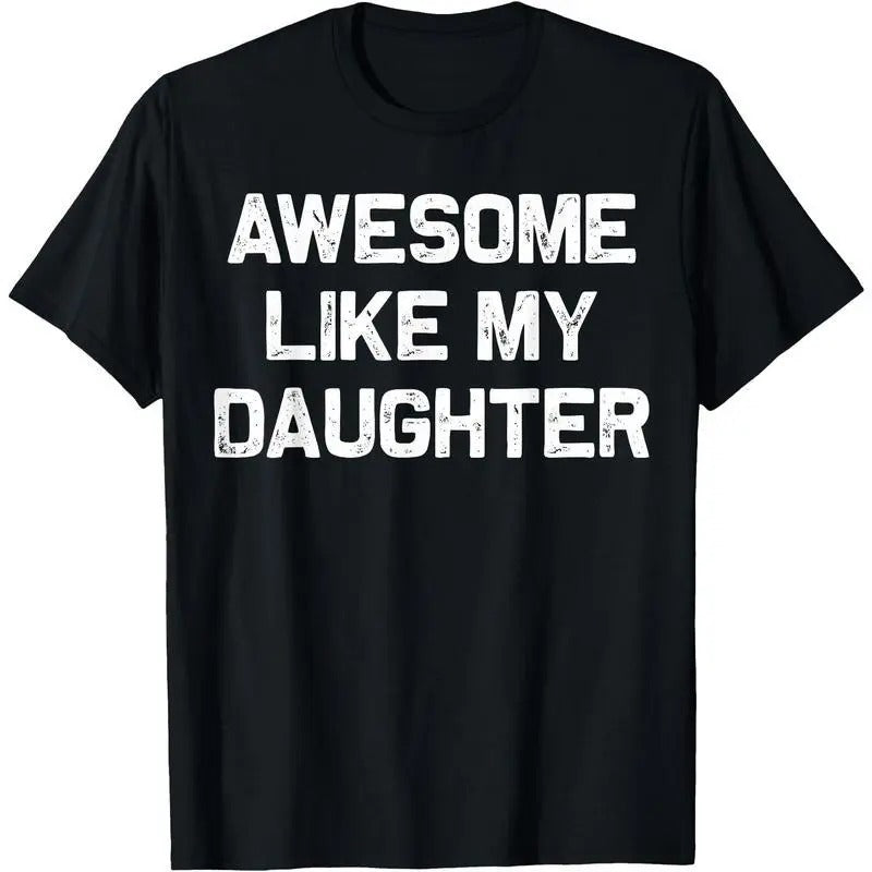 Awesome Like My Daughter Gifts Men Funny Fathers Day Dad Shirt Hoodie, Sweatshirt | TeeBloomCo.com