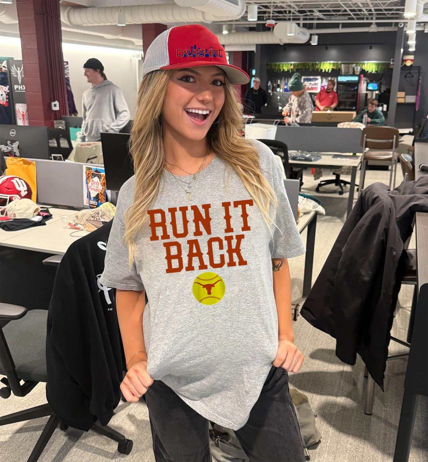 Awesome Run It Back Texas Softball shirt