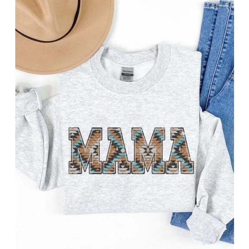 Aztec Mama Sweatshirt, Stylish and Comfortable, Perfect for Everyday Wear T-Shirts, Hoodie | TeeBloomCo.com
