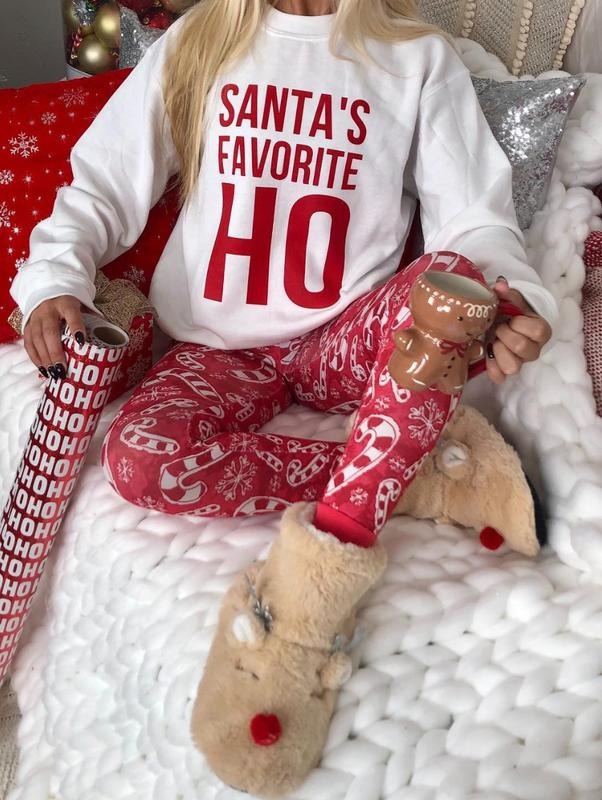 BLOOPER Santa's Favorite Ho Sweatshirt T-Shirts, Hoodie | TeeBloomCo.com