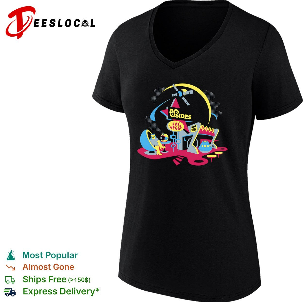 BSides Las Vegas BSLV 26 Space Theme shirt