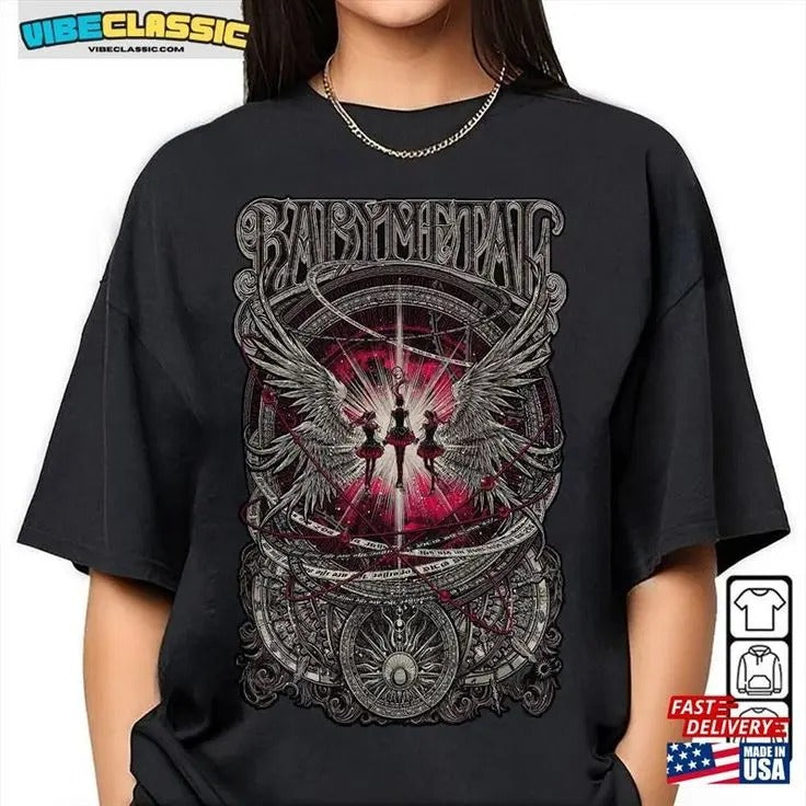 Babymetal Us Tour 2023 Shirt The Babyklok 3 Tee Music Unisex Gifts Fan T-Sh... Hoodie, Sweatshirt | TeeBloomCo.com