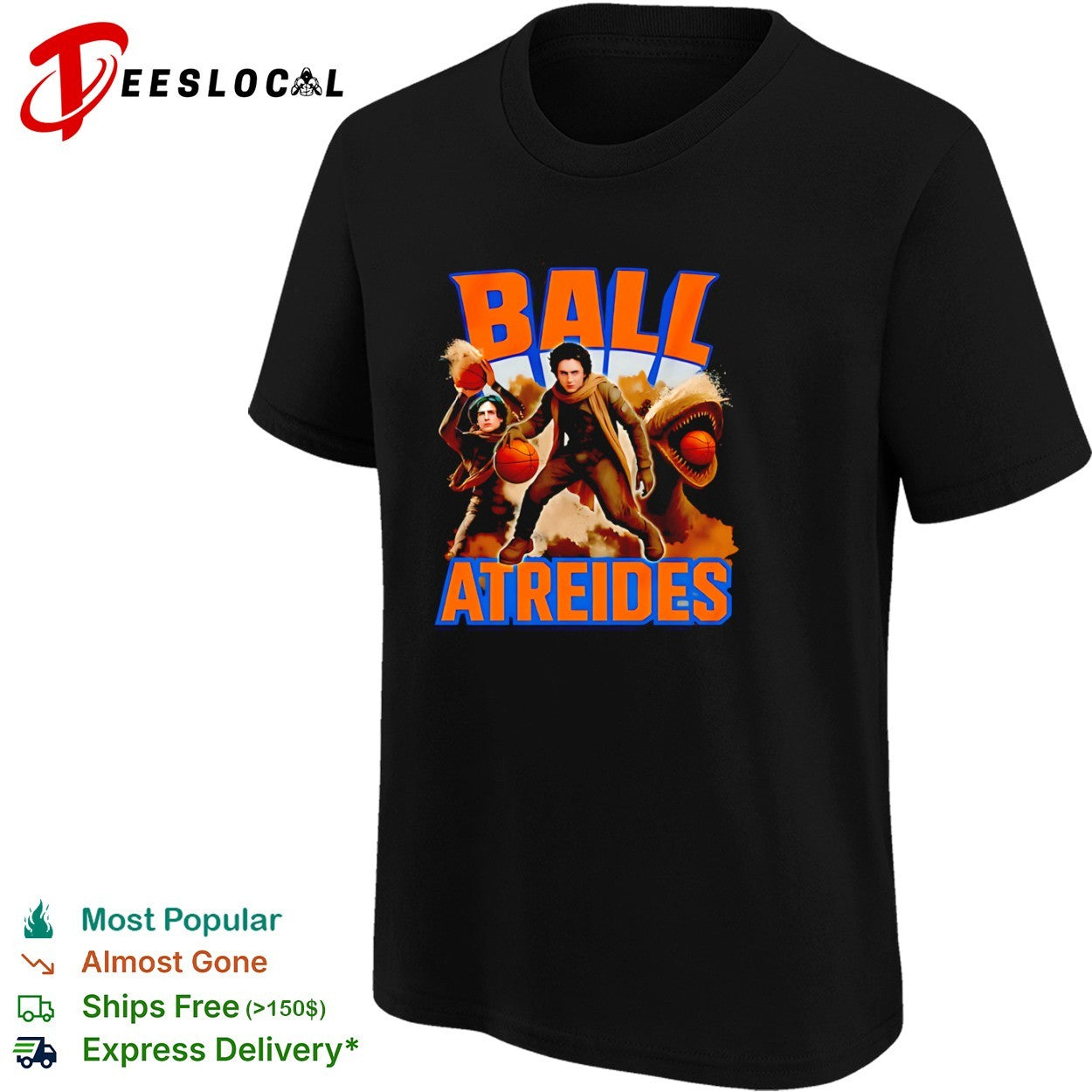 Ball Atreides Paul Atreides Dune Frank Herbert Timothee Chalamet basketball shirt