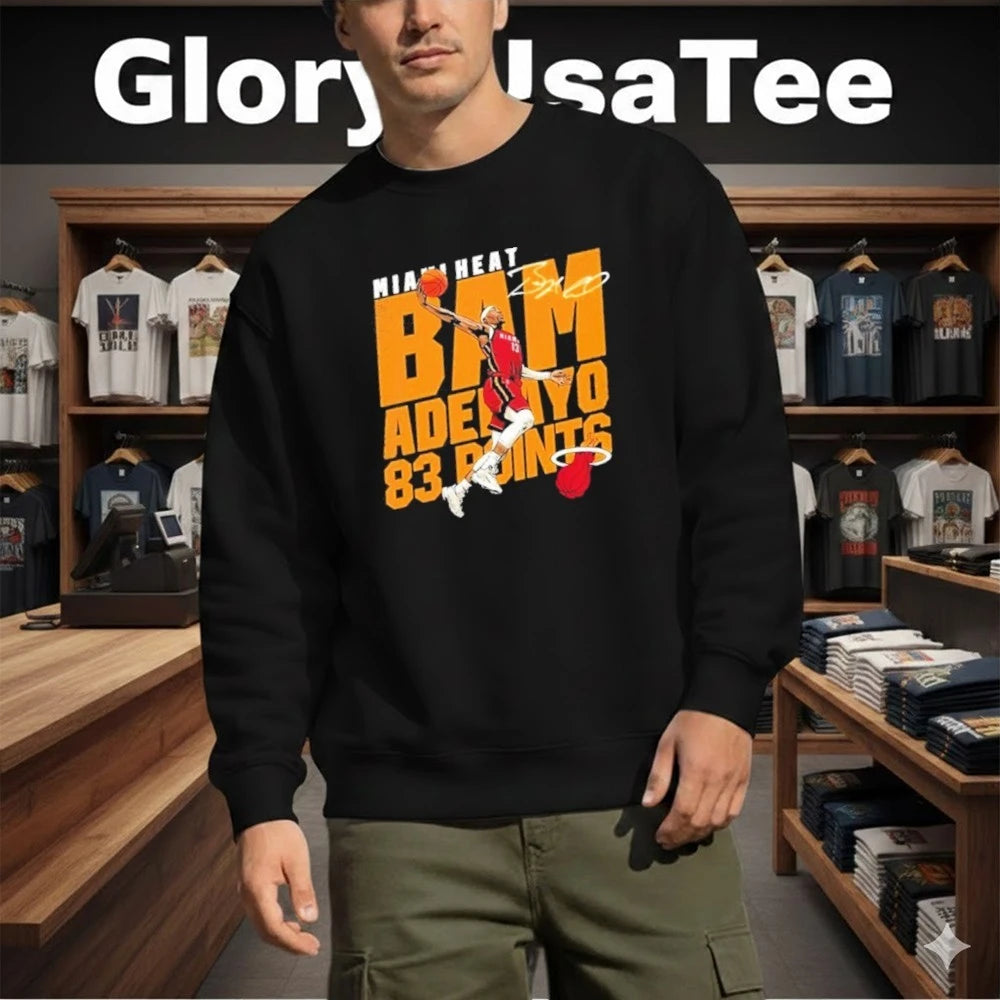 Bam Adebayo Miami Heat Adebayo 83 Points Shirt