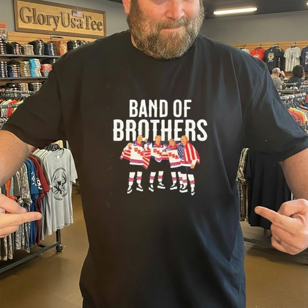 Band of brothers USA ice hockey 2026 Winter Olympics Shirt