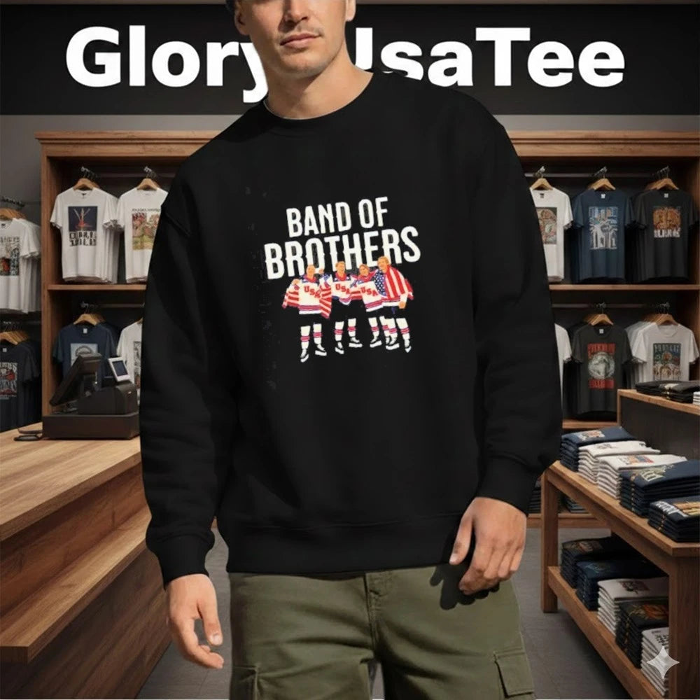 Band of brothers USA ice hockey 2026 Winter Olympics Shirt