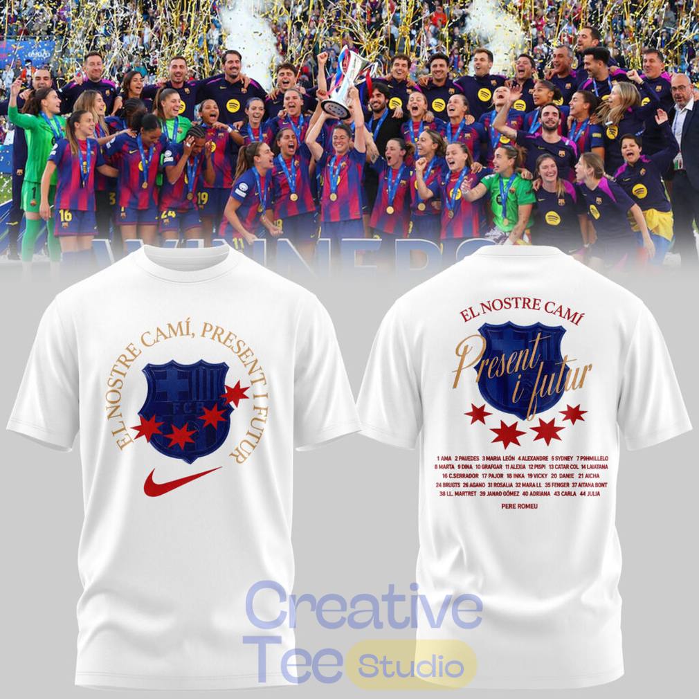 Barcelona Femení Champions League Campiones 2026 Special Tee Hoodie