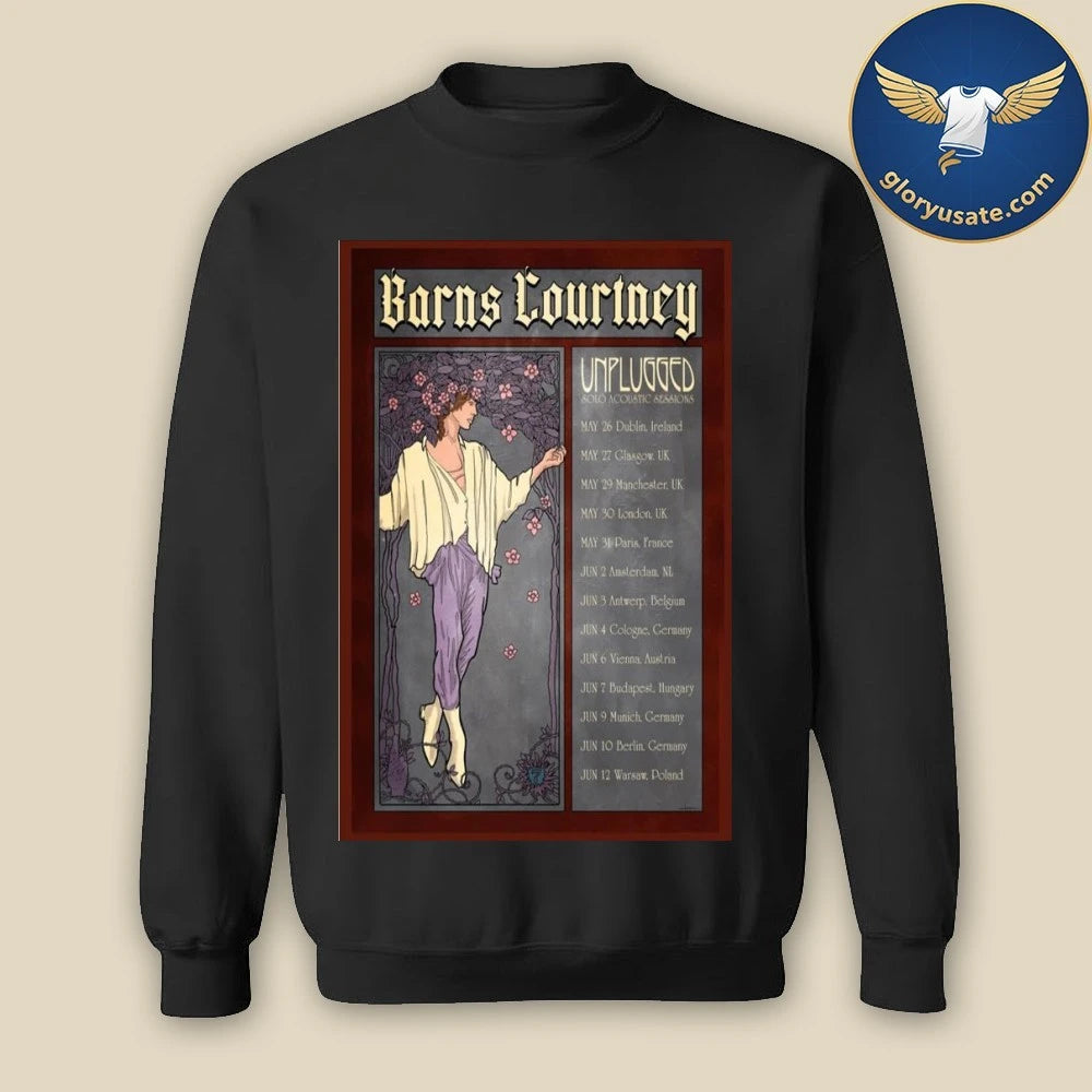 Barns Courtney Solo Acoustic May &amp; June 2026 Poster Shirt