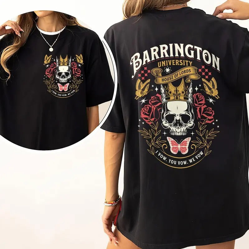 Barrington University The Ritual T-Shirt, Dark Romance Reader Sweatshirt, Smut Merch, Spicy Romance Womenswear Shirt,...
