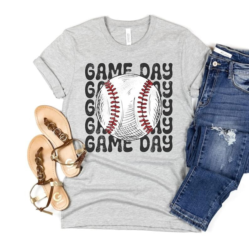 Baseball Game Day Shirt, Baseball Mama, Game Day Baseball Tshirt Hoodie, Sweatshirt | TeeBloomCo.com