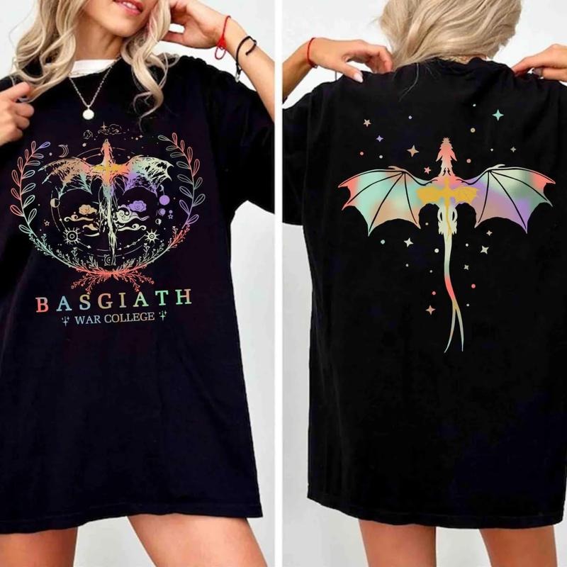 Basgiath War College Shirt, Fourth Wing Series Sweater, Dragon Rider Tee, Xaden Riorson T-Shirt, Fourth Wing Sweatshirt,...
