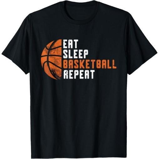 Basketball Coach Eat Sleep Basketball Repeat Basketball T-Shirt Made in USA Hoodie, Sweatshirt | TeeBloomCo.com