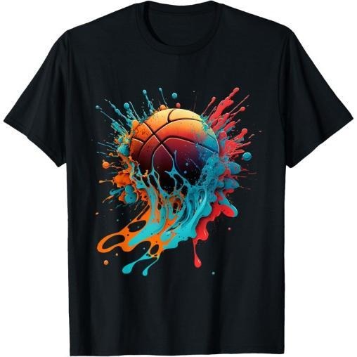 Basketball Splash Baller Basketball Player Team Player T-Shirt Made in USAstyle{n002}2 Hoodie, Sweatshirt | TeeBloomCo.com