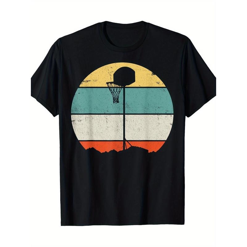 Basketball T-shirt black 100% cotton Made in USA Hoodie, Sweatshirt | TeeBloomCo.com