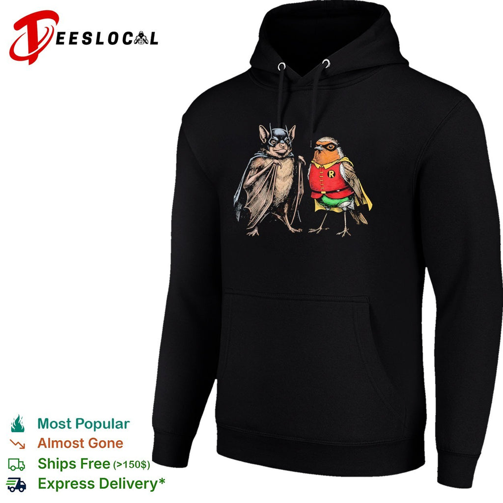 Batman and Robin Animal Parody DC Comics Superheroes Nature Wildlife shirt