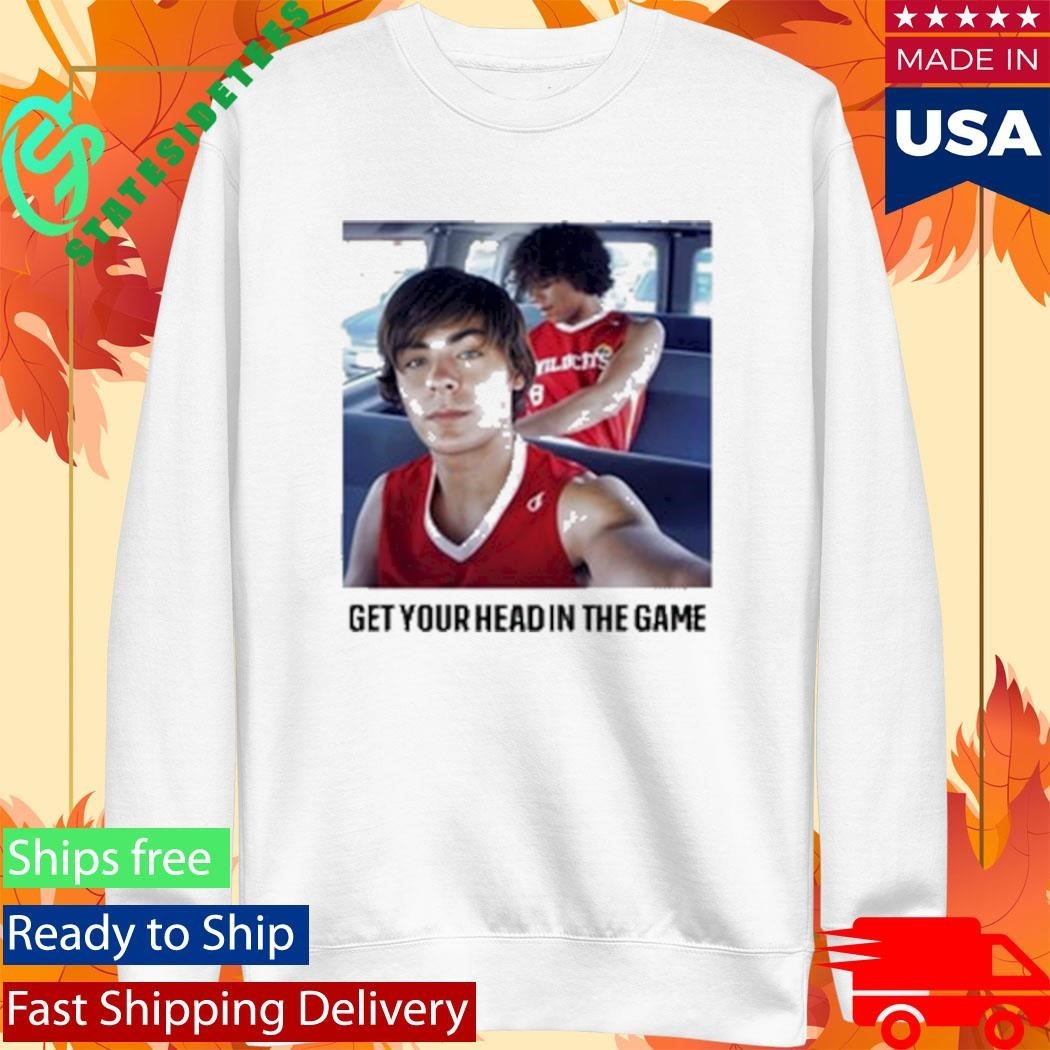 Baylor Scheierman Wearing Get Your Head In The Game Shirt