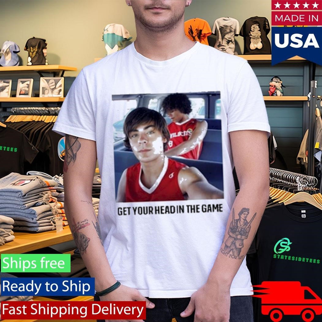 Baylor Scheierman Wearing Get Your Head In The Game Shirt