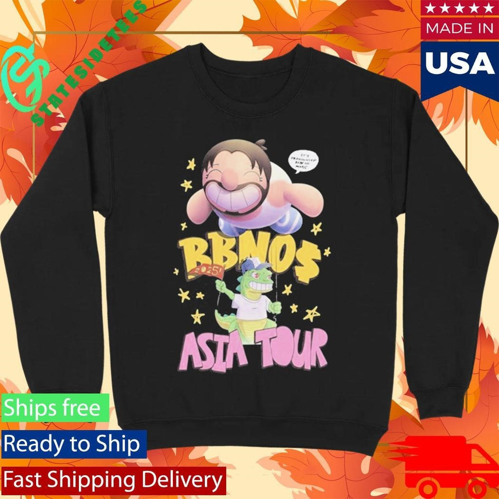 Bbno$ It’s Pronounced Baby No Money Asia Tour 2025 Shirt