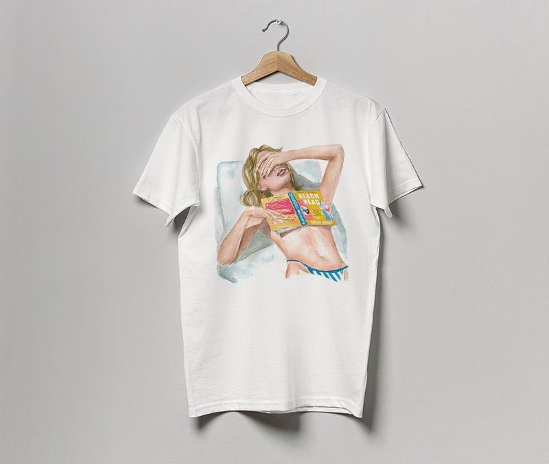 Beach Read by Emily Henry book t shirt | Super soft cotton bookish t-shirt | Beach Read book tee | Emily Henry fun club...