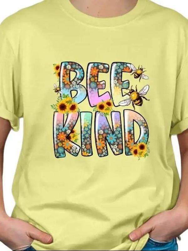 Bee Kind be Kind graphic softstyle T-shirt Hoodie, Sweatshirt | TeeBloomCo.com