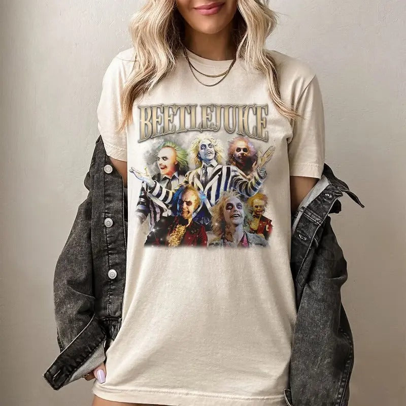 Beetlejuice 1988 Movie shirt, Vintage Beetlejuice Shirt, Beetlejuice Halloween Sweatshirt, Halloween Shirt Hoodie