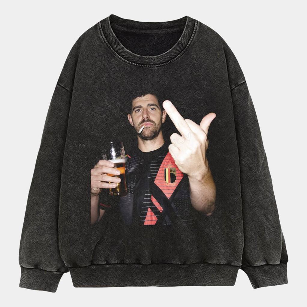 Belgium Football Team Thibaut Courtois Drunk Shirt