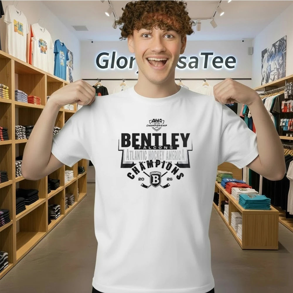 Bentley Falcons 2026 Atlantic Hockey America Champions AHA Shirt