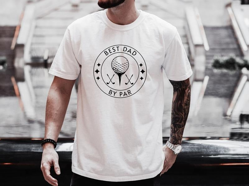 Best Dad Shirt For Father's Day Gift Best Dad By Par Tshirt Golfer Gift Golf Shirt For Men Gift For Dad Gift From...