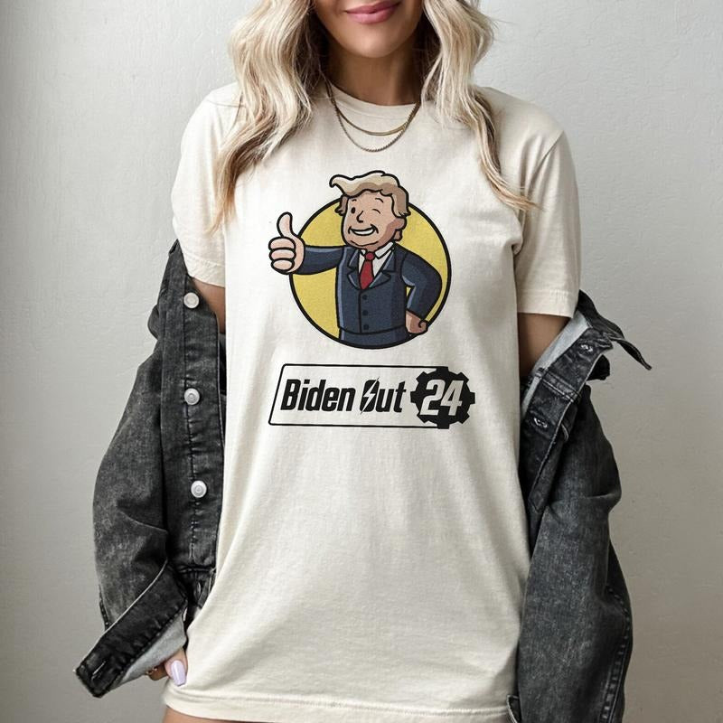 Biden Out Fallout Unisex shirt sweatshirt Hoodie | TeeBloomCo.com