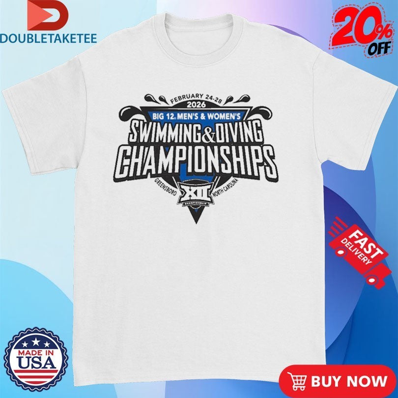 Big 12 2026 Men’s And Women’s Swimming & Diving Championships Shirts