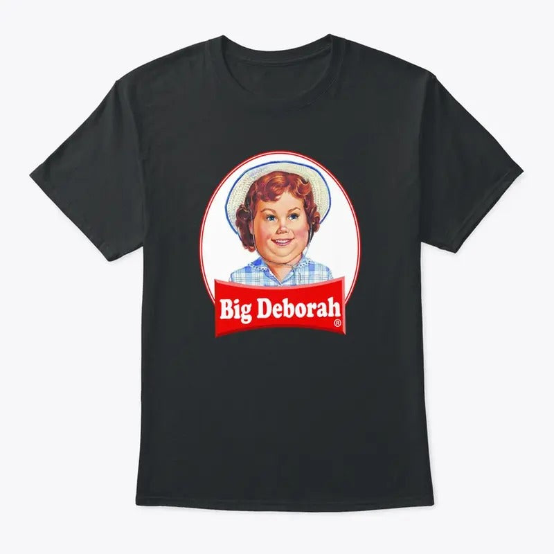 Big Deborah Cotton T-Shirt, For Men, For Women Menswear Top Hoodie, Sweatshirt | TeeBloomCo.com