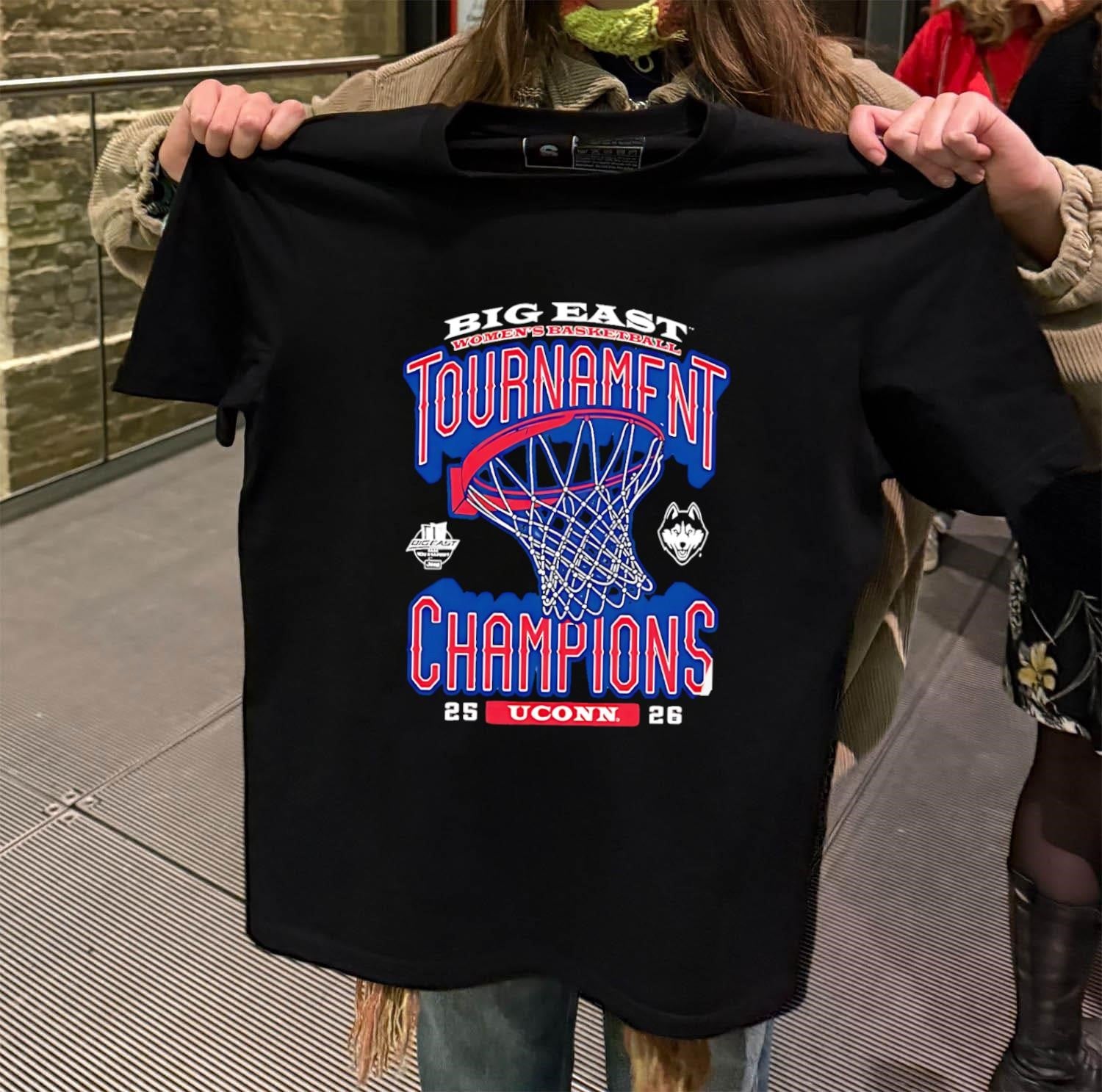 Big East Womens Basketball Tournament Champions UConn 25-26 shirt