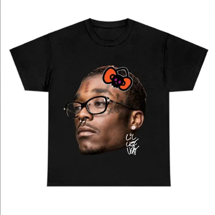 Big Face Lil Uzii Halloween Cute Black Shirt Cotton Hoodie, Sweatshirt | TeeBloomCo.com