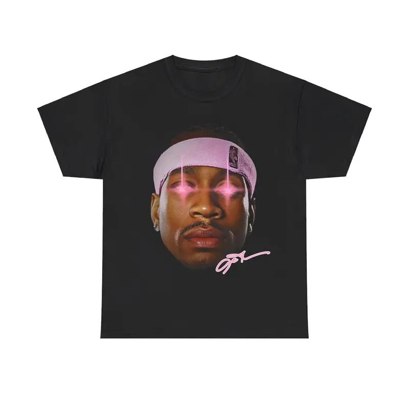 Big Head Allen Iverson TEE Print Short Sleeve T-Shirt Hoodie, Sweatshirt | TeeBloomCo.com
