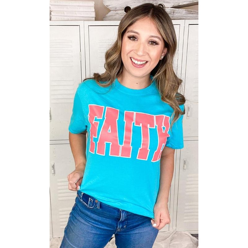 Big Letter FAITH T-Shirt Hoodie, Sweatshirt | TeeBloomCo.com