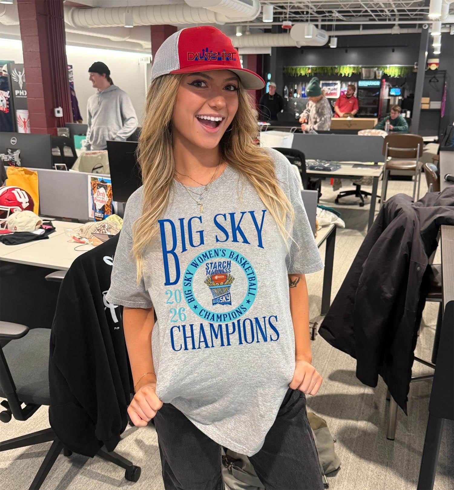 Big Sky Women’s Basketball 2026 Champions shirt
