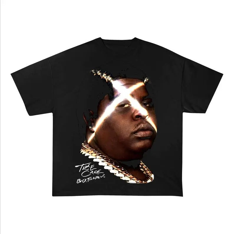 BigXthaPlug Graphic style T-shirt High Quality Vintage Hip Hop Music Retro Style 90s Tee Hoodie, Sweatshirt | TeeBloomCo.com
