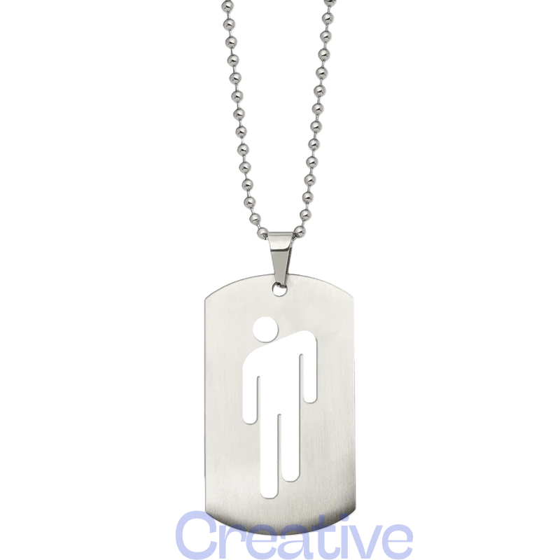 Billie Eilish Blohsh Die Cut Dogtag
