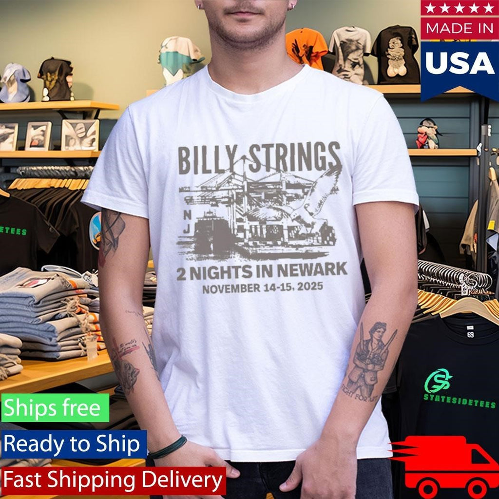 Billy Strings 2 Nights In Newark November 14-15, 2025 Shirt