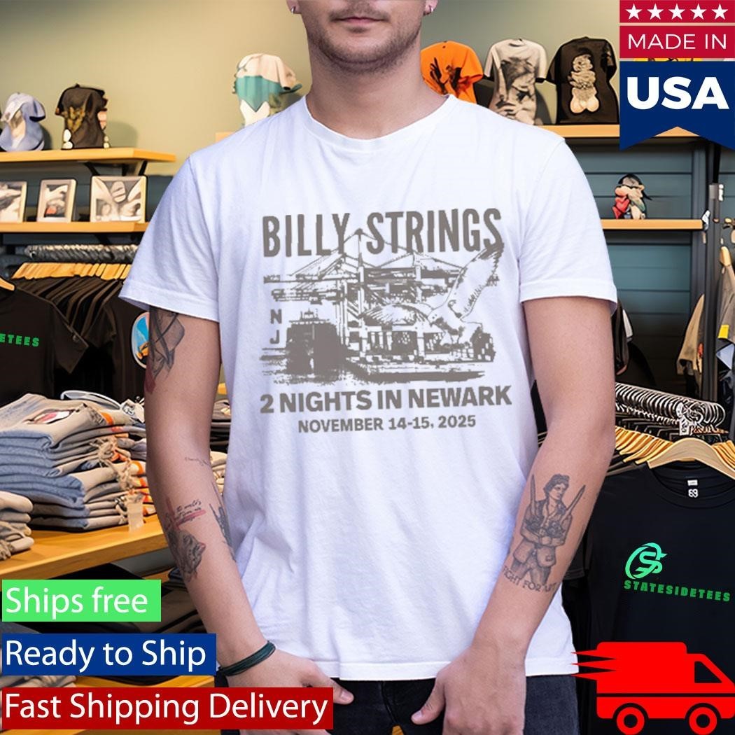 Billy Strings 2 Nights In Newark November 14-15, 2025 Shirt