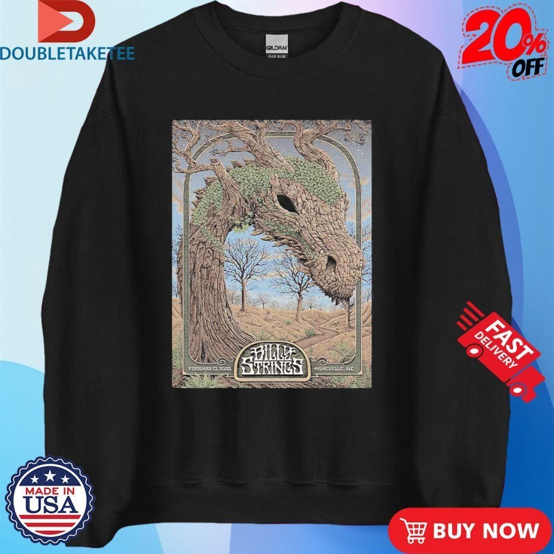Billy Strings Asheville North Carolina Night 3 At Arena On February 13 2026 Dragon Tree Shirts