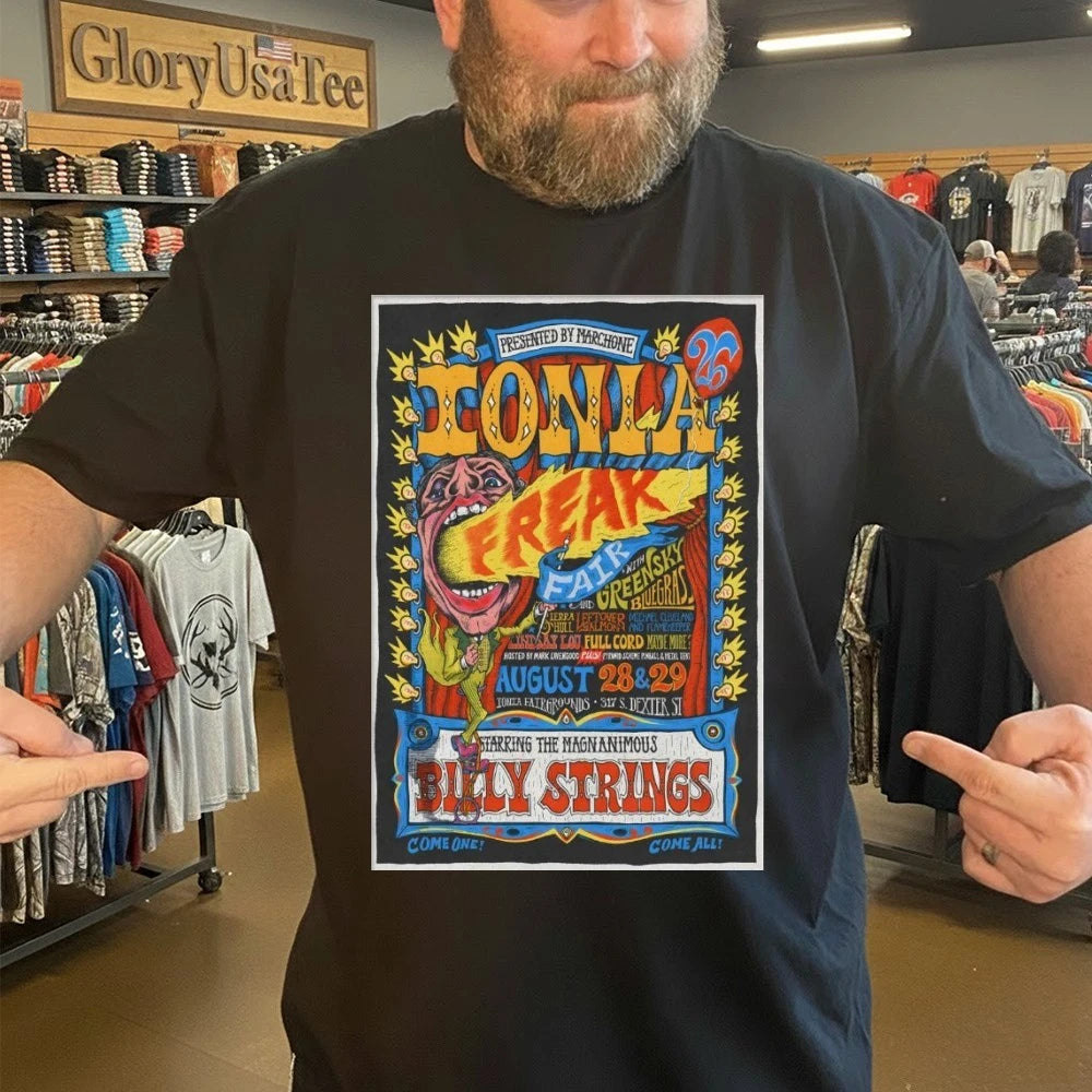 Billy Strings Ionia MI 8-28-8-29-2026 Poster Shirt