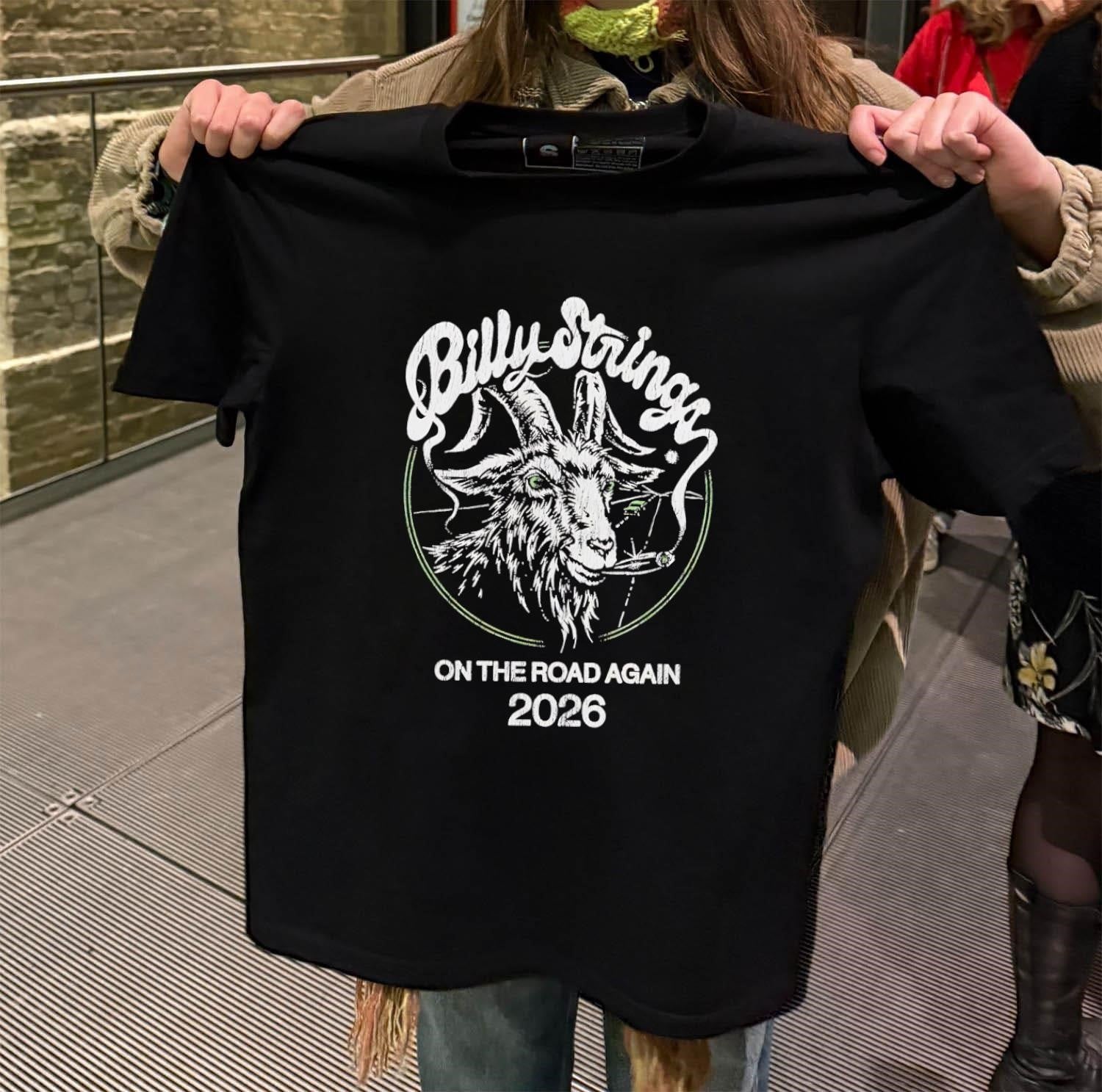 Billy Strings On The Road Again 2026 Goat Graphic shirt
