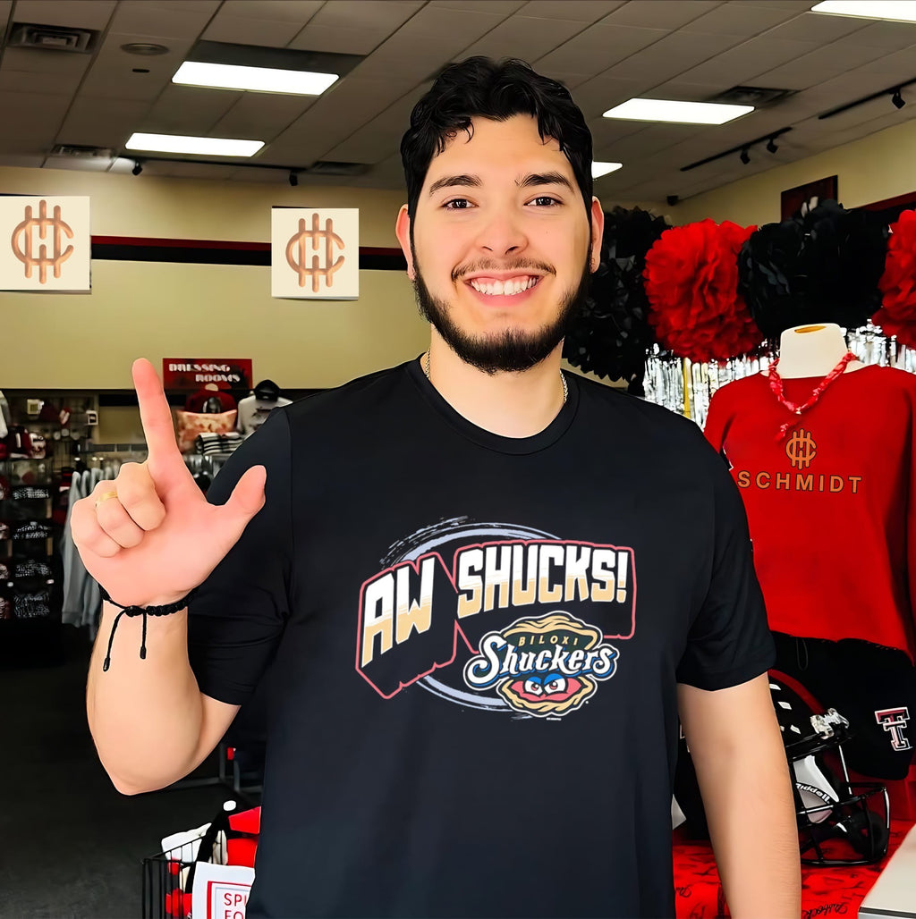 Biloxi Shuckers Aw Shucks Minor League Baseball shirt
