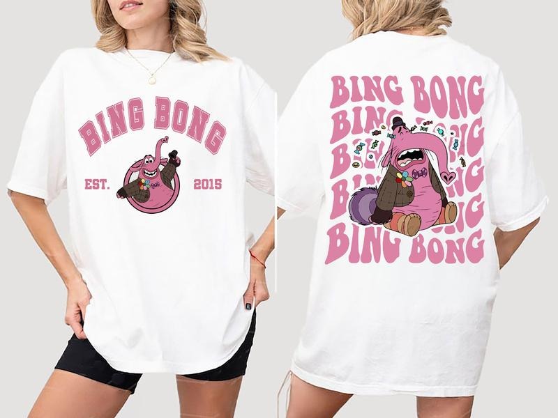 Bing Bong Inside Out 2 Sided Shirt, Bing Bong Shirt, Inside Out Characters, It's Okay To Feel All The Feels Shirt, ...